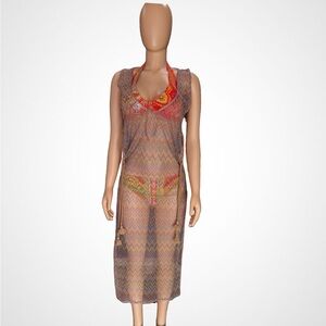 PQ Swim Multicolor Mesh Cover-up/Dress
